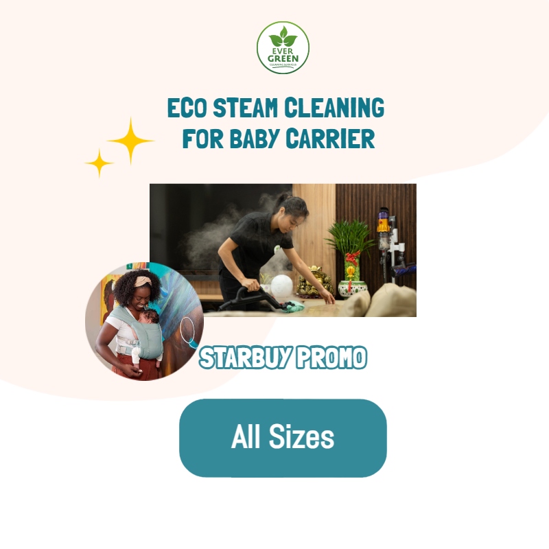 Evergreen Baby Carrier Steam Cleaning